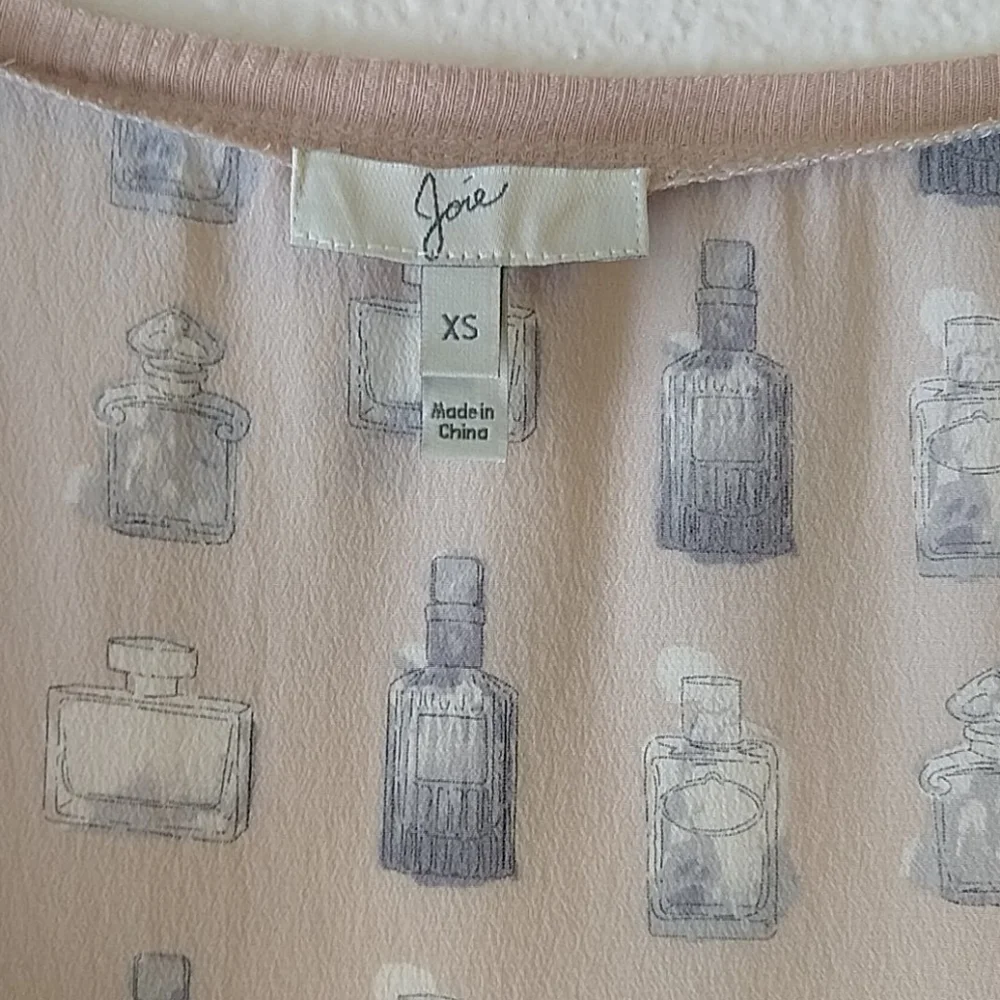 Joie Natural Rain 100% Silk Tank Top XS